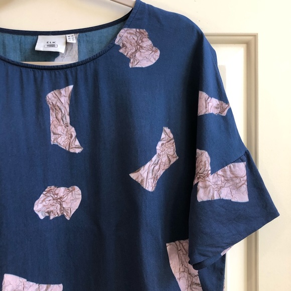 Elk the Label oversized printed top - Picture 2 of 10